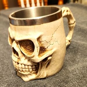 Skull Design Beer/Coffee Mug